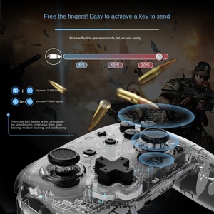 Venta caliente transparente NS Wake Switch Pro Wireless Tesla Gamepad Joysticks y controladores transfronterizos - Product Image 3
