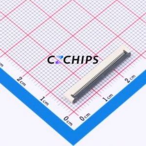 CAX-AFC30-45XCB-H1.5 FFC/FPC Connector SMD,P=0.5mm,Horizontal Mount Connector Flip Cover Type Bottom Contact 45P 0.5mm - Product Image 1