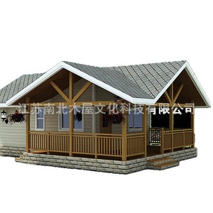 Cabaña de madera prefabricada para exteriores, casa modular para resort - Product Image 4