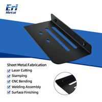 Support de montage sur mesure en acier inoxydable/acier au carbone/aluminium, découpe laser, pliage, rivetage, peinture en poudre