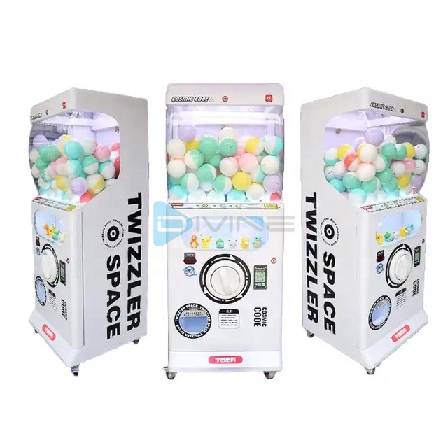 Indoor Arcade Shopping Mall Coin Operated Machine Prize Vending Game Machine 100-120 MM Dispenser Capsule Vending Machine