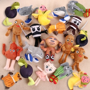 New Anime Cartoon Italian Brainrot TungTung Tung Sahur Plush Keychains Kawaii for Kids Bag Pendant and Keychain for <b>Boys</b> Girls - Product Image 1