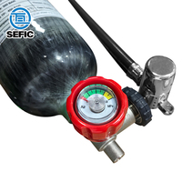 Bouteille de plongée en fibre de carbone haute pression 6,8 L M18*1,5 4500 psi 300 bar, réservoir d'air HPA, bouteille d'air pour la lutte contre les incendies, la plongée en apnée