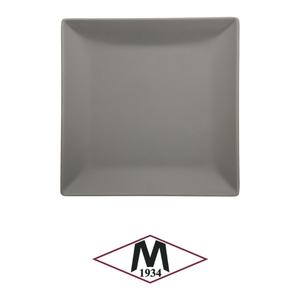 Boston / Tokyo Flat Plate 27 × 27 cm Matt Grey Stoneware M1934 - Product Image 4