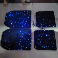 Tapis de sol LED Starlight universels de qualité supérieure, étanches IP65, antidérapants, en plastique, avec commande vocale, légers et à intensité variable