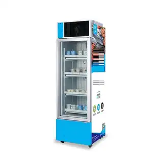 Atacado congelados atm-Gumball sorvete robô para saladas, máquina de venda de alimentos congelados com aquecimento automático atm, peças de reposição para suco de leite e leite