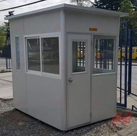 Cabines de sécurité en acier à construction rapide pour appartements, hôpitaux, entrepôts, centres commerciaux, fabriquées en panneaux sandwich