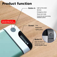 Boîte de verrouillage pour téléphone portable Lingda avec verrouillage universel à minuterie pour usage en prison, étui de verrouillage temporisé pour la discipline personnelle et coffre-fort pour iPhone
