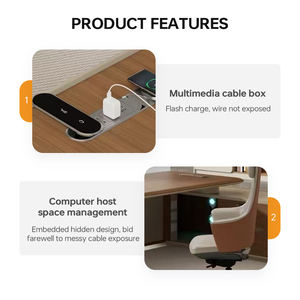 Scrivania da Ufficio Moderna e Lussuosa - Nuova Scrivania Direzionale in Stile Cinese, Offre Comfort e Lusso al Capo. - Product Image 4