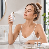 Appareil de soin du visage Seek Pretty : Sérum hydratant en ampoule, Capsule de sérum, Hydromist, Infusion sans aiguille, Brume faciale