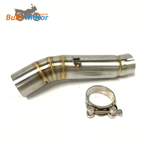 Gran oferta de tubo medio lateral de acero inoxidable para <span class=keywords><strong>Honda</strong></span> CBR500/CBR500R/CB500X/<span class=keywords><strong>CB500F</strong></span> 2012 ~ <span class=keywords><strong>2015</strong></span>, tubo de enlace para motocicleta de 51MM - Product Image 2