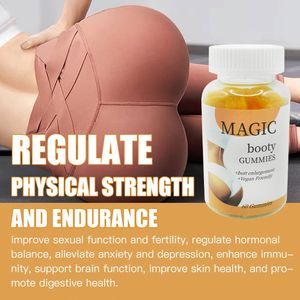 Gummies personnalisées avec LOGO pour l'agrandissement des fesses et des hanches, à base de plantes, résultats immédiats, courbes parfaites, pour le développement des seins et des hanches - Product Image 5