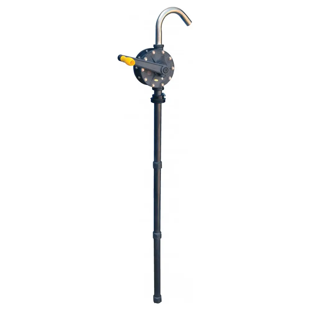 Pompe à tambour rotatif en plastique RP-90RT Ryton (PPS) pour produits chimiques durs, solvants chlorés et huiles