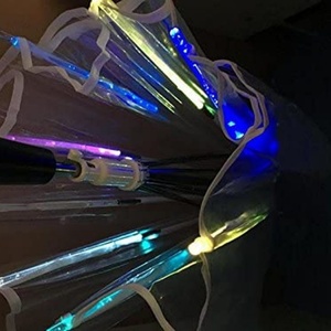 Multi-mode clear Poe/pvc <b>Umbrella</b> Led Light <b>Umbrella</b> with Flash Led for Dancing Stage and Night Party - Product Image 3