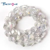 Crystal Beads Bestone Colorful Crystal Beads 14*12 Tumble Shape 22 Inch Beads For Jewelry Making