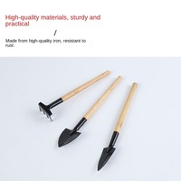 Mini-ensemble d'outils de jardinage pour enfants, 3 pièces, râteau pour l'entretien des fleurs en extérieur, outil de plantation de légumes et truelle pour plantes succulentes