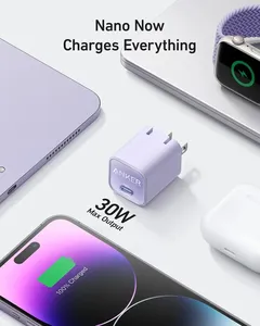 Anker 30W USB C GaN Cargador PIQ 3,0 Plegable PPS FastCharger Nano 3 Pro Tipo-C - Product Image 4