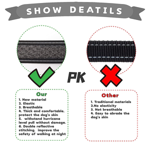 Venta al por mayor caminar otros collares para mascotas, correas arneses perros personalizados arnés de lujo personalizado - Product Image 4