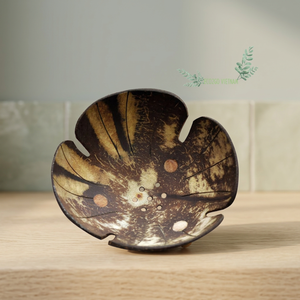 Nouveau 2026 – Support/Plateau à Savon en Coque de Noix de Coco à Prix Super Abordable pour Salle de Bain, 100% Biodégradable, Étanche, Fixation Murale, Gravure Laser Gratuite - Product Image 1