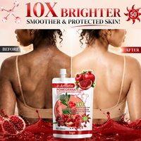 Lotion Corporelle Hydratante et Éclaircissante SPF 50 PA à l'Extrait de Grenade et d'Arbutine, Protection UV, Vente en Gros Personnalisable