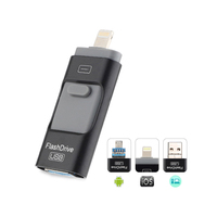 Unidad Flash USB OTG 3 en 1, logotipo personalizado gratis, compatible con múltiples formatos de decodificación, para regalos de empresa