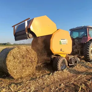 Promoción Equipo de maquinaria agrícola Empacadora de heno redonda Mini Empacadora de tractor de ensilaje