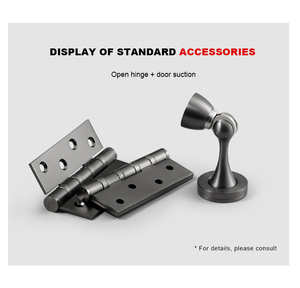 Manija <span class=keywords><strong>de</strong></span> Puerta Interior Moderna <span class=keywords><strong>de</strong></span> Aleación <span class=keywords><strong>de</strong></span> Zinc y Aluminio para Dormitorio, Palanca <span class=keywords><strong>de</strong></span> Lujo en Negro Mate, Herrajes para Habitaciones, Venta al por Mayor - Product Image 5