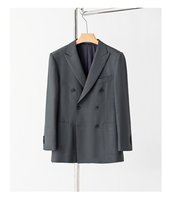 Costume élégant pour homme en laine, double boutonnage, Haute Couture italienne VBC, idéal pour les dîners et les mariages.