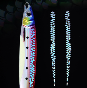 Lot De 18 Autocollants Réfléchissants Holographiques Pour Leurres De Pêche - Forme écailles De Poisson - 9