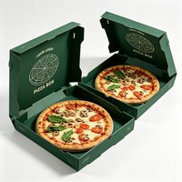 Vente en gros de boîtes à pizza en carton ondulé, logo personnalisé, 9, 10, 12, 14, 16 pouces, boîtes à pizza, boîtes à en-cas, boîtes à aliments frits, emballages pour pizzas