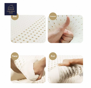 High Quality Soft Latex Mattress Topper Breathable and Nature-Friendly for <b>Comfort</b> Sleep in School Hospital or Bedroom - Product Image 4