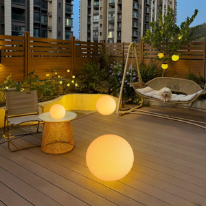 Lune lumineuse alimentée par énergie solaire pour <span class=keywords><strong>terrasse</strong></span> de jardin avec télécommande <span class=keywords><strong>sans</strong></span> <span class=keywords><strong>fil</strong></span> et mode d'éclairage à luminosité réglable - Product Image 4