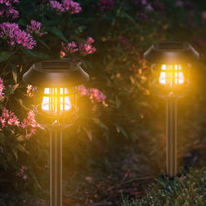 Loạt Đèn Sân Vườn Cũ Đèn <span class=keywords><strong>LED</strong></span> Bãi Cỏ Năng Lượng Mặt Trời Phong Cảnh Cổ Điển Có Dây Tóc Đèn Vonfram Sáng Hơn Cho Lối Đi Sân Trong - Product Image 1