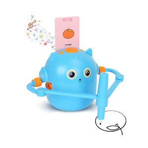 <span class=keywords><strong>Robot</strong></span> da <span class=keywords><strong>Disegno</strong></span> per Bambini, Giocattolo Educativo Interattivo con Interazione Vocale, Carte con Parole e Penne Colorate - Product Image 1