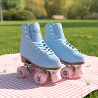 Patins à roulettes quad d'extérieur à taille réglable, vente en gros d'usine, bottes de haute qualité avec roulements ABEC-7 et roues en PVC