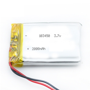 Personalización de fábrica 3,7 V Batería de polímero de litio 2000mAh 6.66wh LP103450 Power Banks para tabletas y computadoras portátiles - Product Image 2