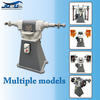 Ponceuse à bande verticale en acier inoxydable, corps en fonte, pour ponçage de surfaces métalliques plates et courbes, moteur double tête, multifonctionnelle, 4 kW, 450 kg