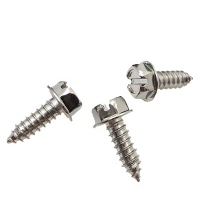 Vít Tấm Bằng Thép Không Gỉ 1/4 "(#14) X 3/4" Đầu Máy Giặt Hex Thụt Đầu Vít Tự Khai Thác - Product Image 4