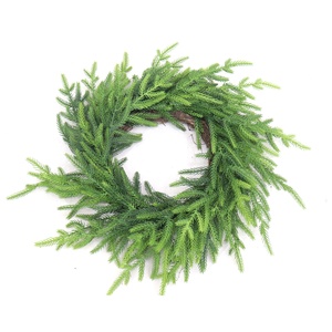 <span class=keywords><strong>Araucaria</strong></span> de 50cm de alta calidad, flores artificiales preservadas, coronas navideñas decorativas de China, venta al por mayor, Navidad decorativa - Product Image 1