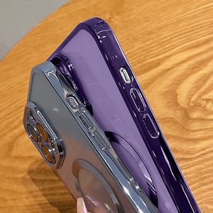 Nuove Custodie Magnetiche Trasparenti di Lusso Morbide con Protezione Completa e Copri-Obiettivo per <span class=keywords><strong>iPhone</strong></span> 16 15 14 13 12 <span class=keywords><strong>11</strong></span> <span class=keywords><strong>Pro</strong></span> <span class=keywords><strong>Max</strong></span> - Product Image 5