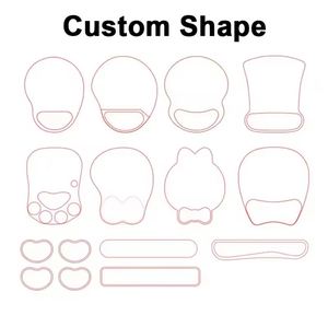 Wholesale Ergonomic Mouse Pad for Office Business Gaming <b>Computer</b> Promotional Gifts Custom Logo Wrist Rest Support Mat - Product Image 5