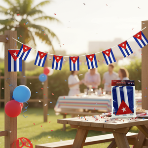 8.5\"X5.5\" Cuba Flag <b>Banner</b> 360PC 30DZ/CS Party <b>Banners</b> - Product Image 3