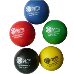 Bola Anti stres terapi tangan anak-anak, mainan anak-anak Remas bola penghilang busa PU ramah lingkungan 6.3cm - Product Image 2