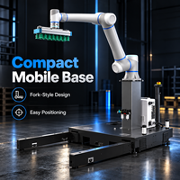 Cobot logistique 6 axes avec préhenseur à vide et base mobile pour l'emballage efficace et le déploiement flexible en entrepôt
