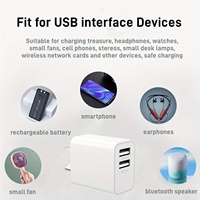 Avustralya Fişi PD Çift USB Girişli Hızlı Şarj Cihazı 5V 2.1A Çıkış Güç Adaptörü Dizüstü Bilgisayar Android Akıllı Telefon Kamera Kulaklık OTP için