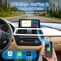 Lecteur multimédia pour voiture BMW Série 1 E81 E82 E87 E88, écran tactile, système Linux, GPS, autoradio, Android Carplay AUTO, YouTube