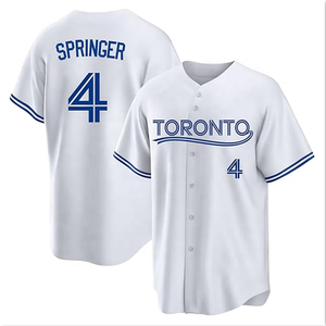 เสื้อเบส<span class=keywords><strong>บอล</strong></span>แบบกำหนดเอง <span class=keywords><strong>ทีม</strong></span>เบสบอลชาติแคนาดา 2026 เวิลด์เบสบอลคลาสสิค เสื้อทีมชาย โตรอนโต - Product Image 4