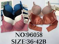 Soutien-gorge push-up à imprimé floral et dentelle pour femme Tiger Underwear, grandes tailles 38-44B, avec armatures confortables