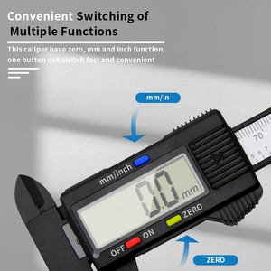 <strong>Digital</strong> Caliper 150mm Electronic <strong>Digital</strong> Carbon Fiber Caliper Vernier <strong>Dial</strong> Gauge Micrometer Measuring Tool <strong>Digital</strong> Ruler - Product Image 5