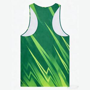 Camiseta Deportiva sin Mangas, Multicolor, Cómoda, Agradable al Tacto, Resistente a las Arrugas, para Uso Diario, Disponible al por Mayor - Product Image 2